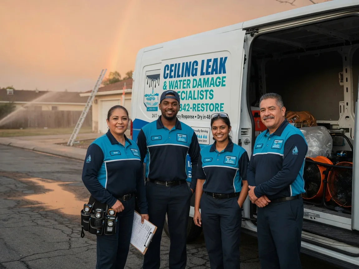 Ceiling Leak Cleanup company in Rowena, TX